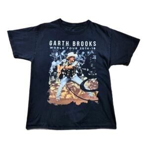 Garth Brooks 2014-2016 World Tour Concert Shirt Country Music Western